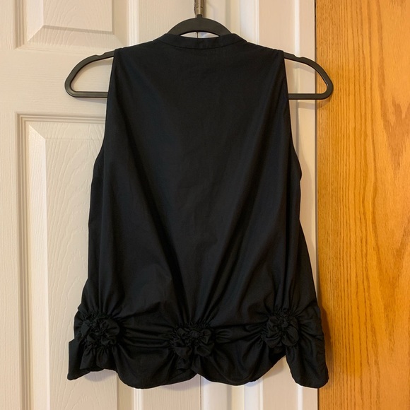 Walter Voulaz Sleeveless Tank Top in Black Size 40 - Picture 4 of 8